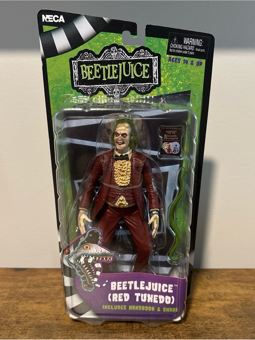 NECA Beetlejuice (Red Tuxedo) 7 Inch Scale Action Figure